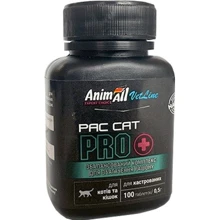 Витаминная добавка AnimAll VetLine Pac Cat Pro для котов 100 таблеток: Вид Таблетки