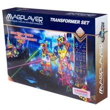 Магнитный констуктор MagPlayer 208 эд. (MPB-208): Количество деталей, шт. 208