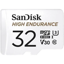 Карта памяти SanDisk 32GB microSDHC Class 10 UHS-I U3 V30 High Endurance + adapter (SDSQQNR-032G-GN6IA): Тип карты MicroSDHC