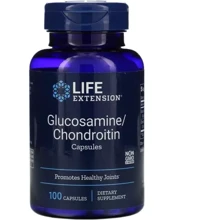 Life Extension Glucosamine Chondroitin Глюкозамин, хондроитин 100 капсул: Тип Хондротин