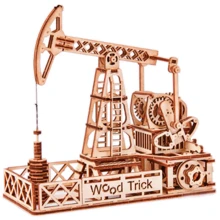 Механический 3D-пазл Wood Trick Нефтевышка: Вид наука и техника
