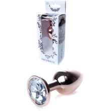 Анальная пробка с кристаллом BOSS of TOYS Boss Series - Jewellery Red Gold PLUG Clear S, BS6400112: Для кого Унисекс