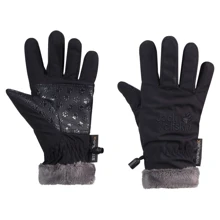 Детские перчатки Jack Wolfskin размер 128 черные (1903063_6000): Пол Унисекс