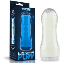 Мастурбатор LoveToy Lumino Play Masturbator Ribbed (светящийся в темноте): Для кого Для мужчин