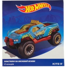 Пластилин восковой Kite Hot Wheels HW19-1086, 12 цветов, 240 г: Производитель KITE