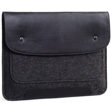 Gmakin Cover Envelope Black (GM01-15) for MacBook Pro 15/Pro 16: Цвет черный (Black)