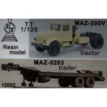 Вантажівка ZZ MODELL МАЗ-200В із причепом: Виробник ZZ MODELL