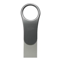 USB-флешка Silicon Power 128GB DriveMobile C80 USB 3.1 + Type-C Silver (SP128GBUC3C80V1S): Стандарт USB USB Type-C / USB 3.1
