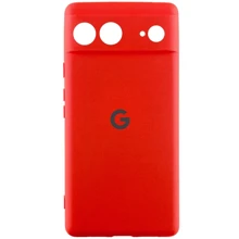 Чехол для телефонов Lakshmi Premium Silicone Case with Logo Full Camera Red for Google Pixel 7: Совместимость Google Pixel 7