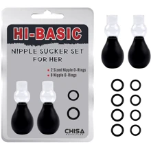 Вакуумные помпы для сосков CHISA HI-BASIC - Nipple Sucker Set for Her: Для кого Для женщин