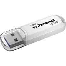 USB-флешка Wibrand 128GB Marten USB 3.2 Gen1 White (WI3.2/MA128P10W): Стандарт USB USB 3.2
