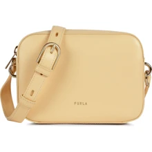Женская сумка кросс боди Furla Block Mini бежевая (1060309): Пол Женский
