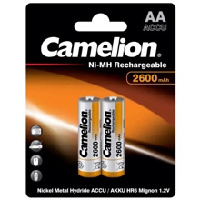 Camelion AA 2600mAh Ni-MH * 2 R6-2BL (NH-AA2600BP2): undefined undefined
