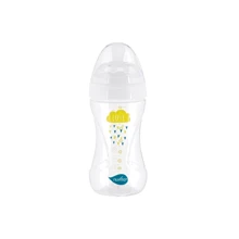 Пляшечка Nuvita для годування Mimic Collection 250 мл 3+ антиколікова біла (NV6031BIANCO): Матеріал пластик