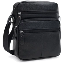 Мужская сумка через плечо Keizer черная (k12086bl-black): Пол Мужской