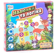 Настольная игра 4FUN Game Club Рисунки и логика - Лесные зверьки (UKB-B 0032): Производитель 4FUN Game Club