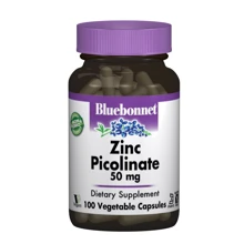 Bluebonnet Nutrition Zinc Picolinate Цинк Пиколинат 50 mg 100 caps: Тип Цинк