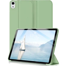 Аксессуар для iPad BeCover Tri Fold Soft TPU Silicone Green for iPad 10.9 (2022 / 2024) / iPad 11 2025 (708520): Цвет зеленый