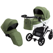 Коляска 2 в 1 Bair Next White Soft 71 зелений: Тип коляски Универсальная коляска (2-в-1)