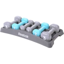 Гантель Reebok RAWT-11156: Вес гантели, кг 2х1кг. 2х2 кг. 2х3 кг
