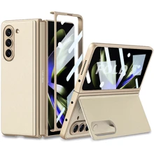 Чохол для телефона GKK Leather Wallet with Stand Champagne для Samsung F946 Galaxy Fold 5: Сумісність Samsung F946 Galaxy Fold 5
