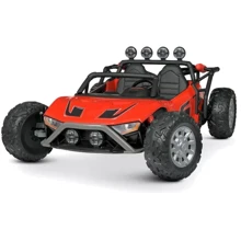 Дитячий двомісний електромобіль Bambi Racer Баггі, червоний (JS3168EBLR-3(24V)): Вид багги