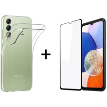 Чехол для телефонов Набор BeCover TPU Case + Tempered Glass for Samsung A145 Galaxy A14 4G / A146 Galaxy A14 5G (709703): Совместимость Samsung A145 Galaxy A14 4G / A146 Galaxy A14 5G