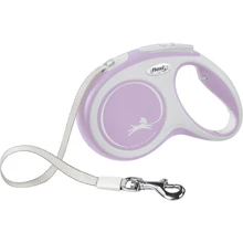 Поводок-рулетка Flexi New Comfort M до 25 кг 5 м розовый (4000498043608): Тип шнура Лента