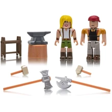 Игровая коллекционная фигурка Jazwares Roblox Game Packs Forger's Workshop W6, набор 2 шт. (ROB0210): Тип Персонаж мультфильма, фильма