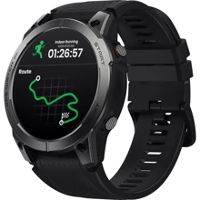 Смарт-годинник Zeblaze Stratos 3 Pro Black: Дисплей 1.43" AMOLED (466x466)