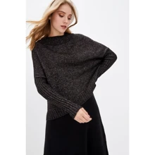 Джемпер Sewel JW576 One Size черный: Сезон Зима