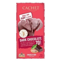 Шоколад чорний Cachet 70% какао 180г: Вага, г 180