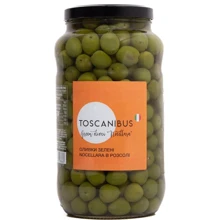 Оливки Toscanibus зеленые с косточкой Nocellara 2.9 кг (8007760588856): Вес нетто 2.9 кг