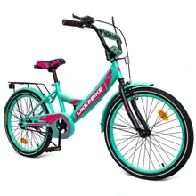 Велосипед подростковый 2-х колесный 20'' 212003 (RL7T) Like2bike Sky, бирюзовый, рама сталь, со звонком: Диаметр колес, дюймов 20