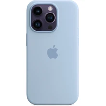 Чехол для iPhone Apple Silicone Case with MagSafe Sky (MQUJ3) for iPhone 14 Pro: Цвет голубой
