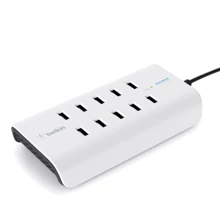 Зарядний пристрій Belkin Wall Charger 10xUSB RockStar 120W White (B2B139vf): Кабель в комплекті Відсутнє