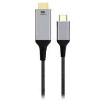 Кабель и переходник Cablexpert USB-C to HDMI 2.0m 8K 60Hz (A-CM-HDMIM8K-2M): Тип кабель
