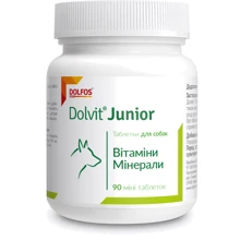 Витаминно-минеральный комплекс Dolfos Dolvit Junior для собак мини 90 табл. (127-901): Производитель Dolfos