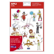 Наклейки Apli Kids Цирк обучающие 12 листов 11446: Производитель ApliKids