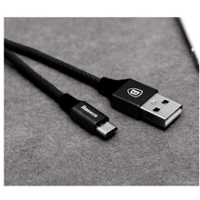 Кабель Baseus USB Cable to microUSB Yiven 1.5m Black (CAMYW-B01): Тип USB Cable - microUSB