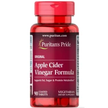 Puritan's Pride Apple Cider Vinegar Formula 720 mg Яблучний Оцет 90 Таблеток: Виробник Puritan's Pride