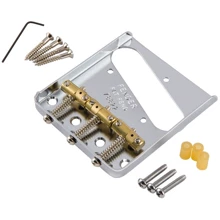 Бридж FENDER Bridge Аssembly for Аmerican Vintage Hot Rod Telecaster With Compensated Brass Saddles Nickel: Производитель Fender