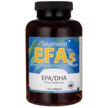 Swanson EcOmega Dha 100 mg Риб'ячий жир 120 гелевих капсул: Тип Омега 3