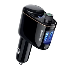 Зарядное устройство Baseus Car Charger 2хUSB S-06 Car Bluetooth MP3 Player Black (CCHC000001): Особенности Для Apple Watch