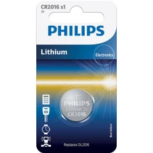 Philips CR-2016 bat(3B) Lithium 1шт (CR2016/01B): undefined undefined