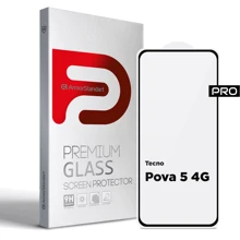 Аксессуар для смартфона ArmorStandart Tempered Glass Pro Black for Tecno Pova 5 4G (ARM68938): Совместимость Tecno Pova 5 4G