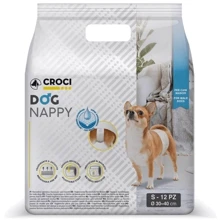 Підгузка-пов'язка Croci для кобелів S обхват 30-40 см 12 шт (C6028711): Виробник Croci