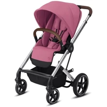 Прогулочная коляска Cybex Balios S Lux SLV Magnolia Pink purple, с бампером, розовый (520001245): Тип коляски прогулочная