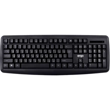 Клавиатура Ergo K-260 USB Black (K-260USB): Подключение проводное