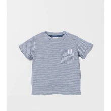 Футболка H&M 7174809 74 см синяя: Пол Мальчик